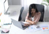 Accountant processing leave claims and payroll in integrated system