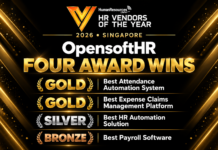 OpensoftHR Celebrates Four Wins at HR Vendors of the Year 2026
