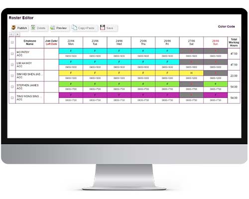 optimize roster job costing