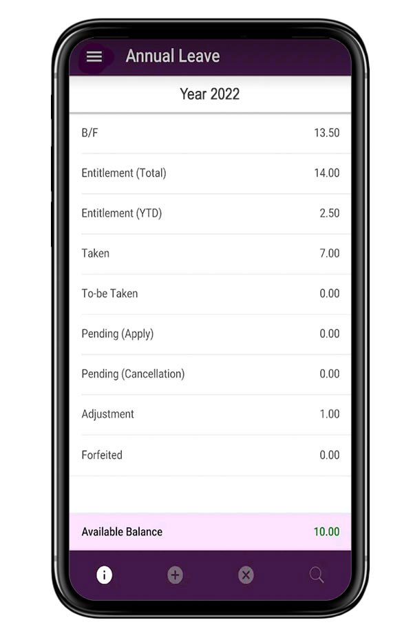 opensofthr mobile leave
